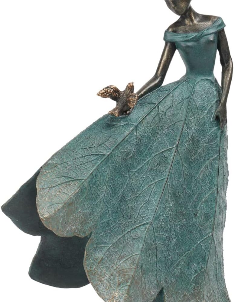 Guichifun Fairy Statue Leaf Angel Girls Gardening Gifts for Women