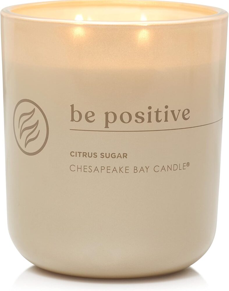 Chesapeake Bay Candle Intentions Collection Candle Be Positive: Perspective is everything (Citrus Sugar) 13 oz Home Décor